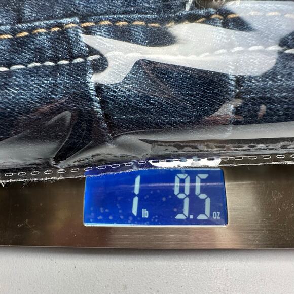 Ariat Jeans Womens 31R Blue Mid Rise Whipstitch Bootcut Country Western Rodeo - Picture 14 of 14